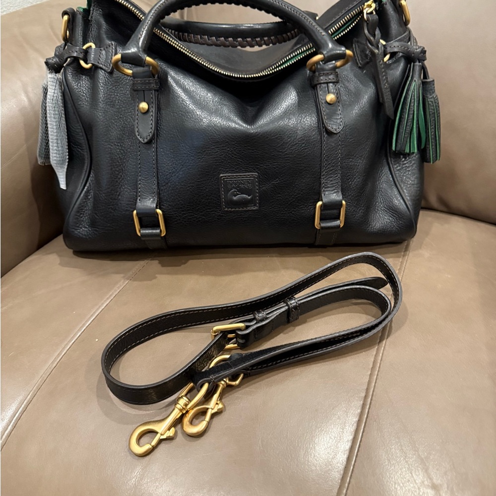 Dooney & Bourke Florentine Black Leather Handbag